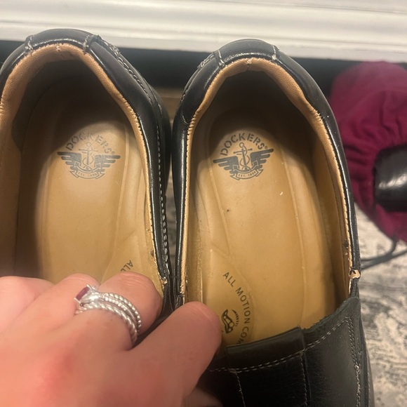 Dockers Men's Classic Black Slip-On Loafers - Picture 1 of 4